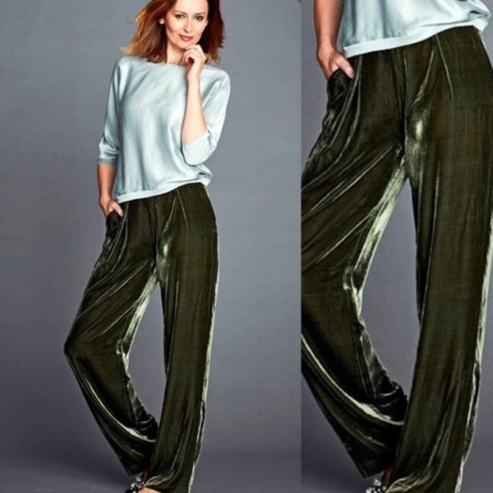Velvet wide pant | size: 12